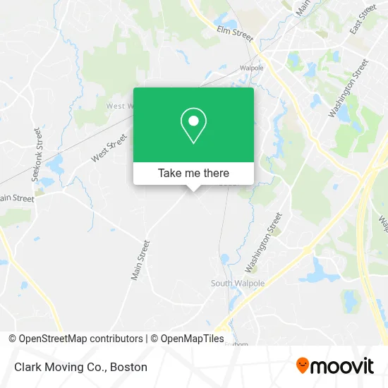 Clark Moving Co. map