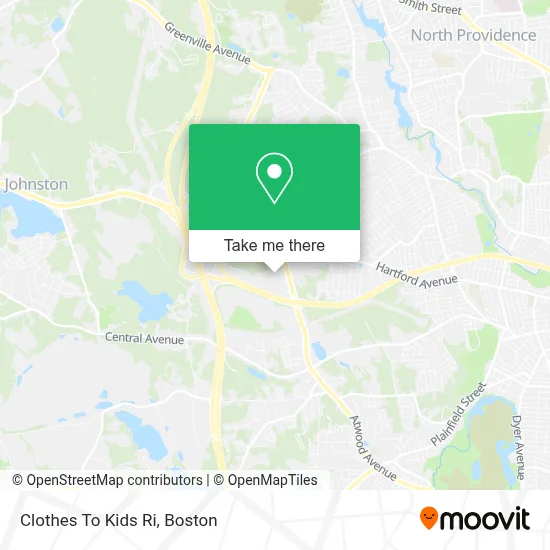 Clothes To Kids Ri map
