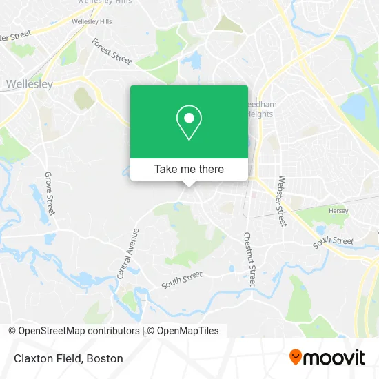 Claxton Field map