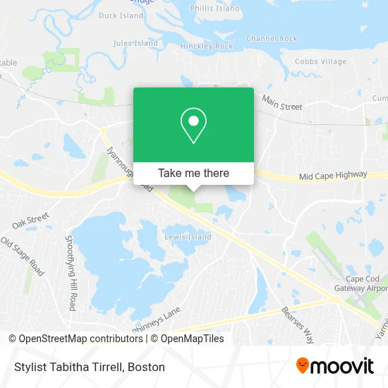 Stylist Tabitha Tirrell map