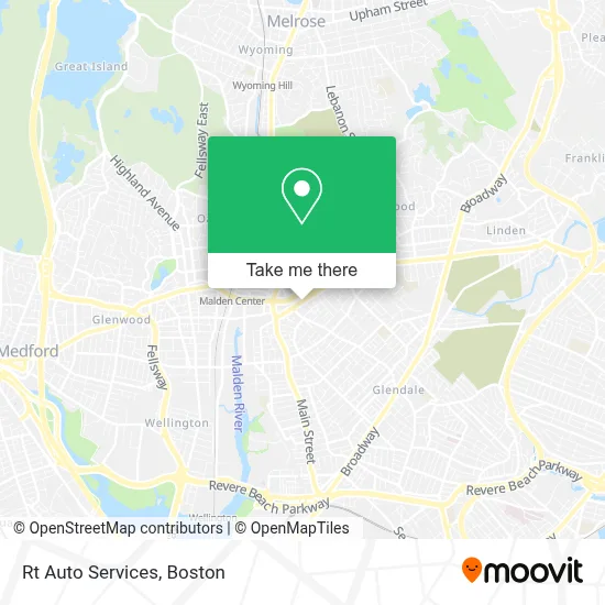 Rt Auto Services map