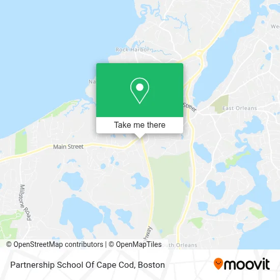 Partnership School Of Cape Cod map