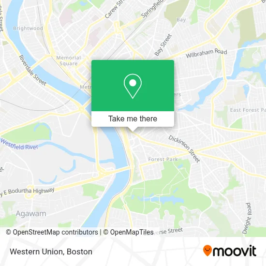 Western Union map