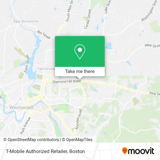 T-Mobile Authorized Retailer map
