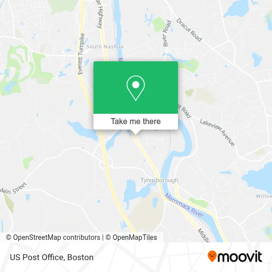 Us Post Office map