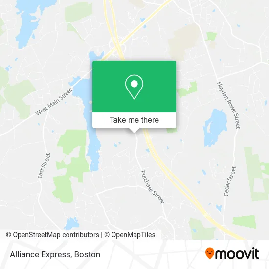 Alliance Express map