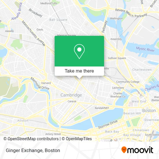 Ginger Exchange map