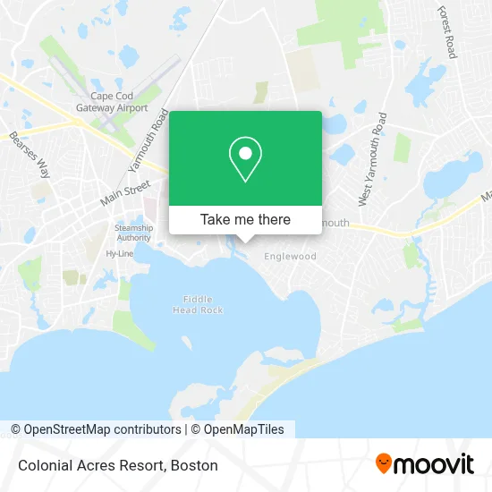 Colonial Acres Resort map