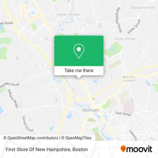 First Store Of New Hampshire map