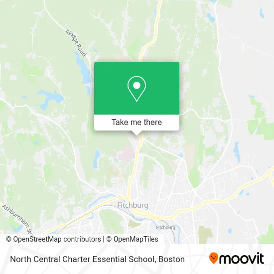 North Central Charter Essential School map