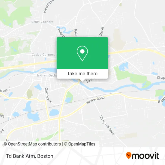 Td Bank Atm map