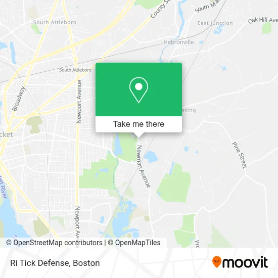 Ri Tick Defense map