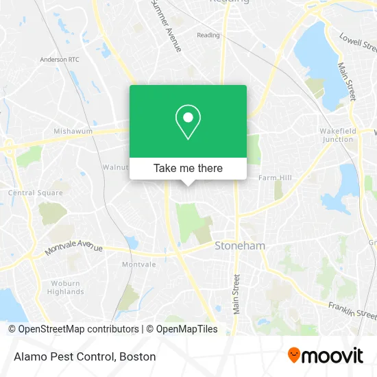 Alamo Pest Control map