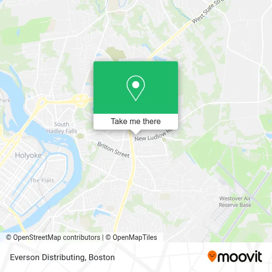 Everson Distributing map