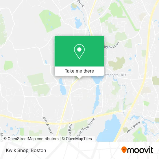 Kwik Shop map