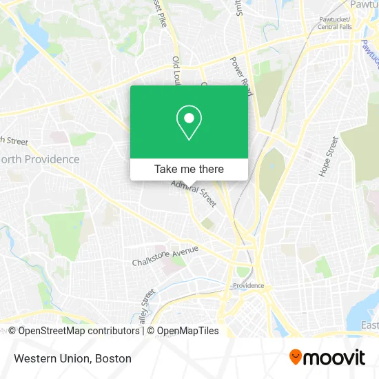 Western Union map