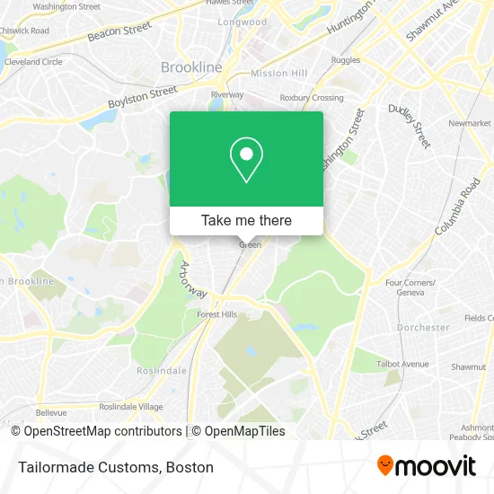 Tailormade Customs map