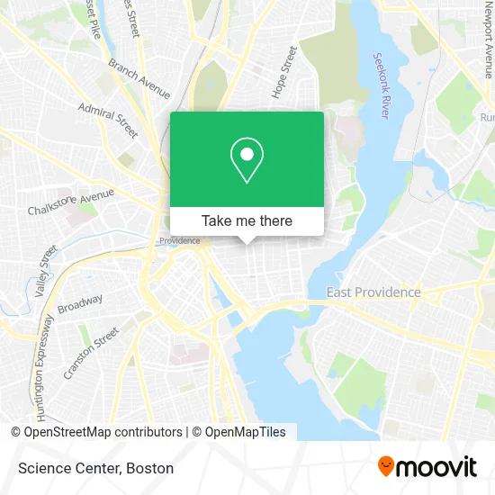 Science Center map