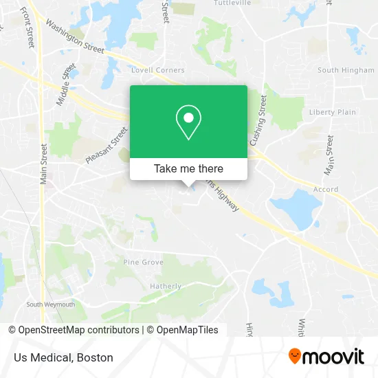 Us Medical map