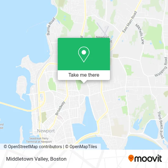 Middletown Valley map