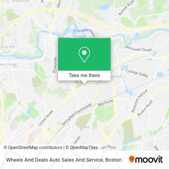 Wheels And Deals Auto Sales And Service map