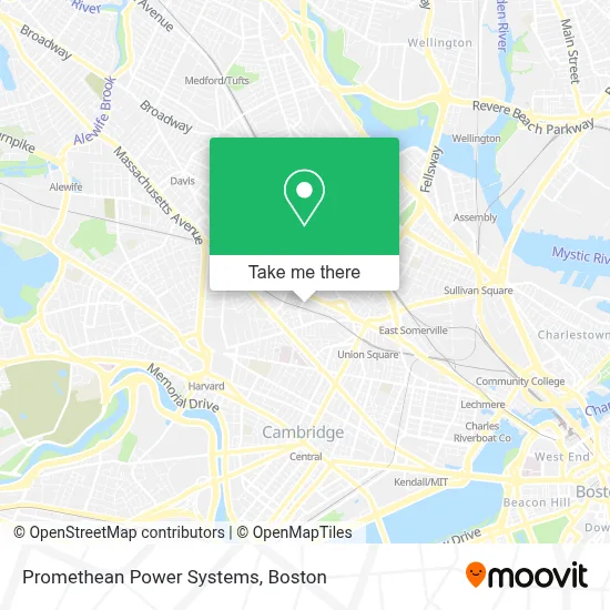 Promethean Power Systems map