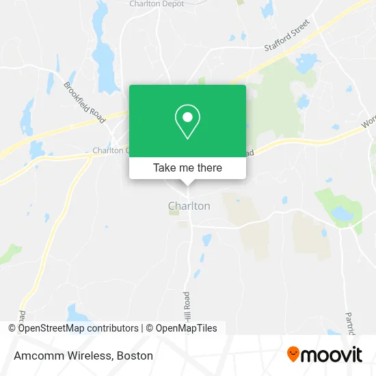 Amcomm Wireless map