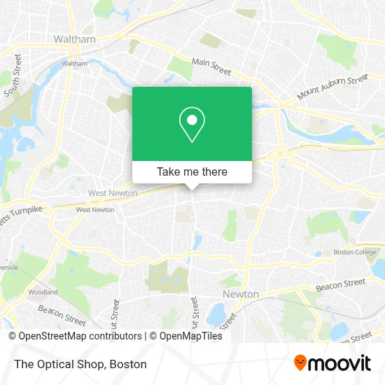 The Optical Shop map