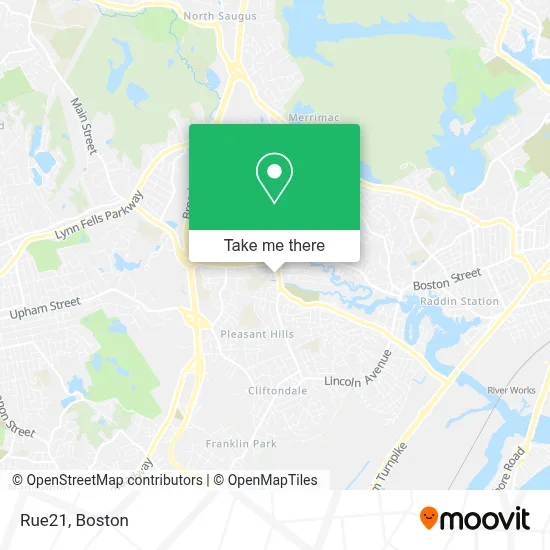 Rue21 map