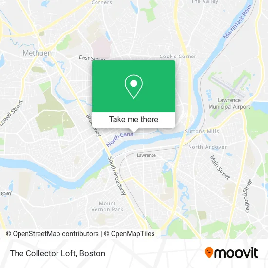 The Collector Loft map