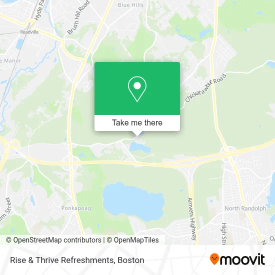 Rise & Thrive Refreshments map