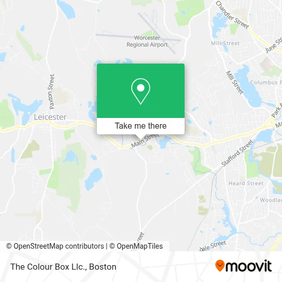 The Colour Box Llc. map