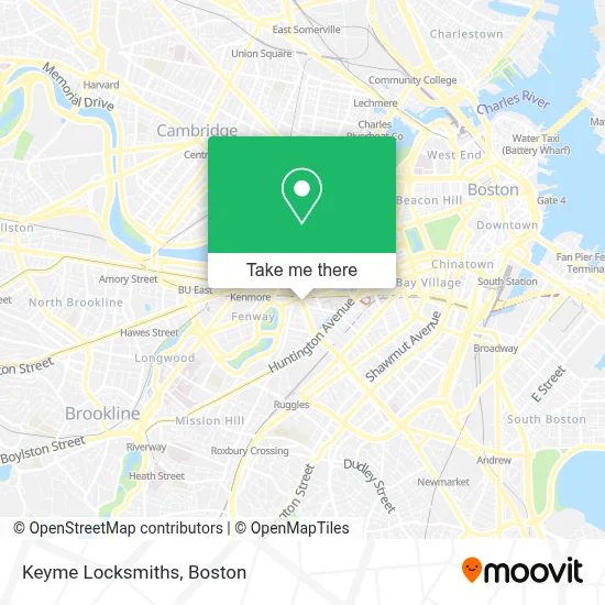 Keyme Locksmiths map