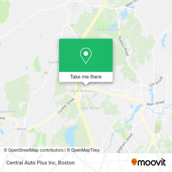Central Auto Plus Inc map