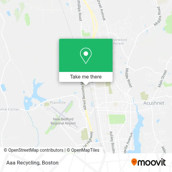 Aaa Recycling map