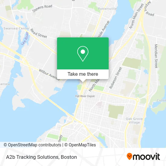 A2b Tracking Solutions map