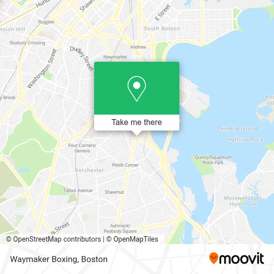 Waymaker Boxing map