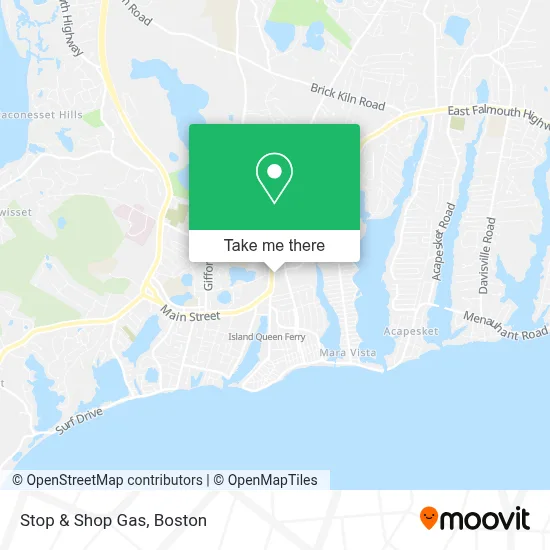 Stop & Shop Gas map