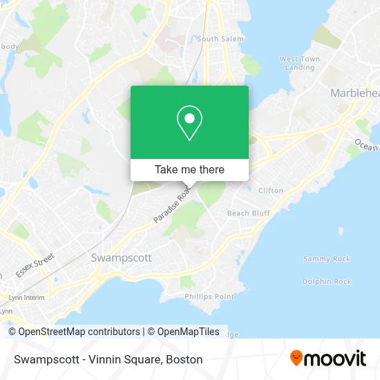 Swampscott - Vinnin Square map