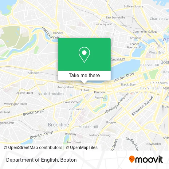 Department Of English map