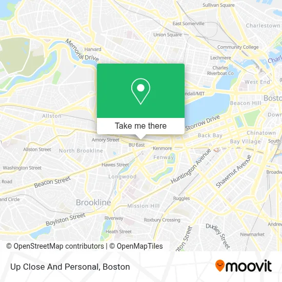 Up Close And Personal map