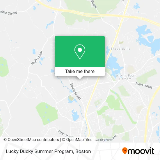 Lucky Ducky Summer Program map
