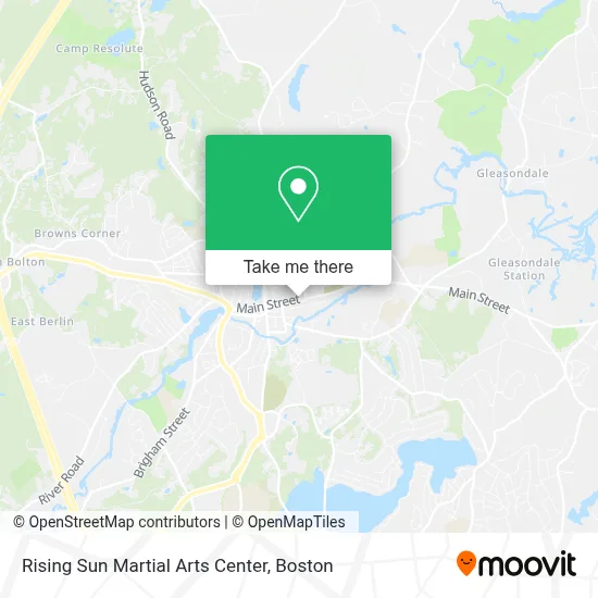 Rising Sun Martial Arts Center map