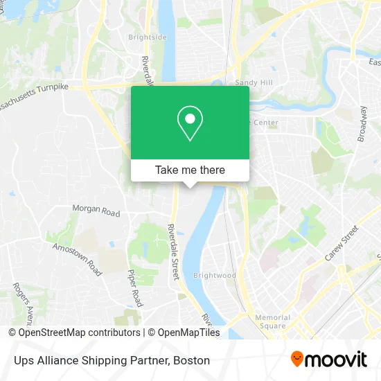 Ups Alliance Shipping Partner map