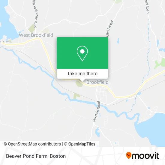 Beaver Pond Farm map