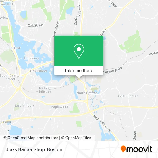 Joe's Barber Shop map