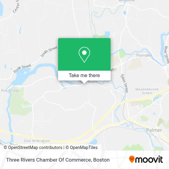 Three Rivers Chamber Of Commerce map