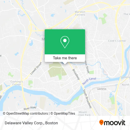 Delaware Valley Corp. map