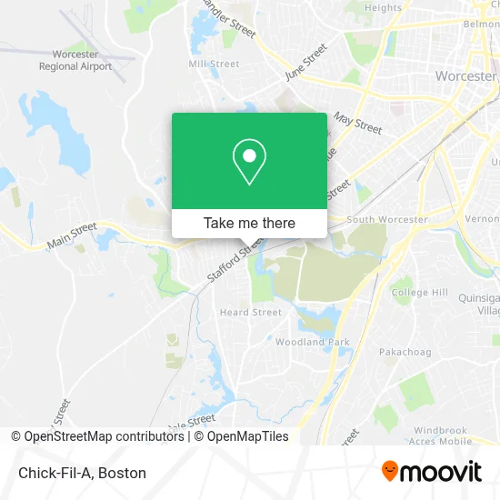 Chick-Fil-A map