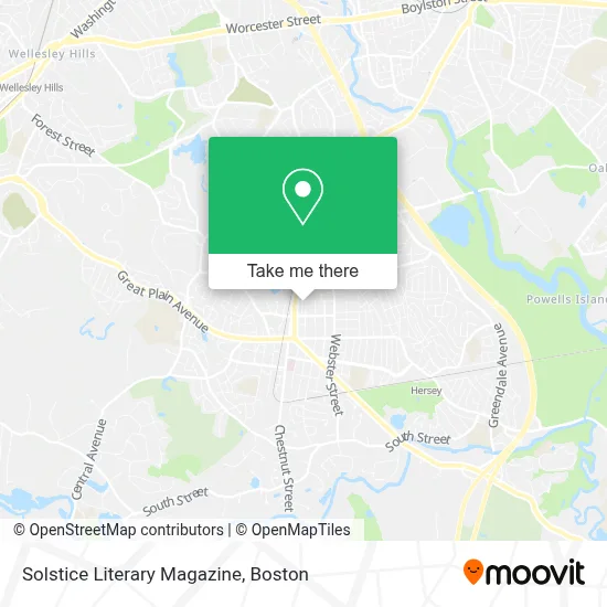 Solstice Literary Magazine map